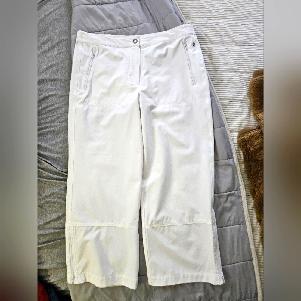 Zenergy By Chico White Wide-Leg Pants Size 0...chico 0 4-6
